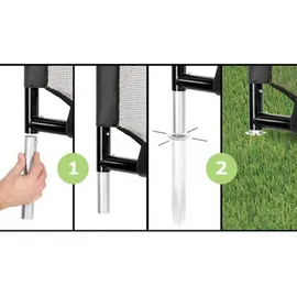 EXIT TOYS Maestro Goal inkl. Torwand schwarz (41.03.10.00)