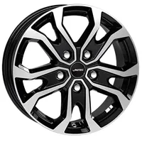 Autec Kiso 6,5 x 16 5 x 118 ET66 Schwarz poliert