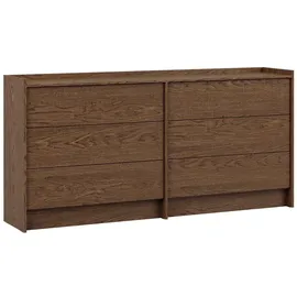petits-meubles Kommode Japandi 184 x 90 x 38 cm Braun