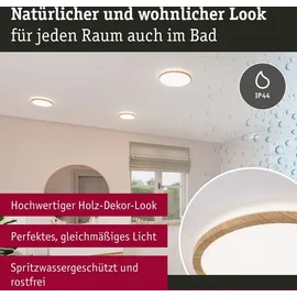 Paulmann Atria Shine 22W rund Holzoptik