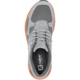 Rieker Preston Herren Weite F grau/orange 42