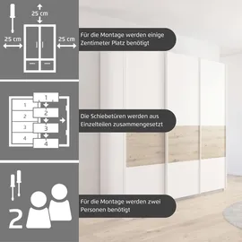 OTTO home Schwebetürenschrank CORTONA 368 x 214 x 64 cm Beige