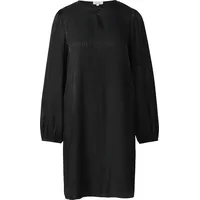 s.Oliver Fließendes Jacquardkleid Kleid Schwarz 38