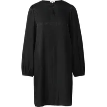 s.Oliver Fließendes Jacquardkleid Kleid Schwarz 38