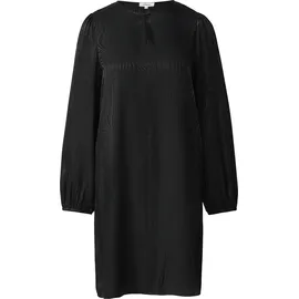s.Oliver Fließendes Jacquardkleid Kleid Schwarz 38