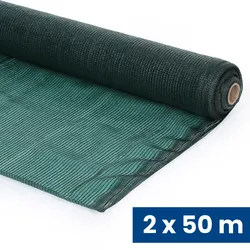 Sichtschutzgewebe für Zäune 80%, 90 g/m2, 2 x 50 m