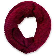 Stylebreaker Strick Loop Schal in Bordeaux-Rot | Gr.: onesize