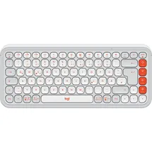 Logitech POP Icon Keys DE Offwhite / Orange
