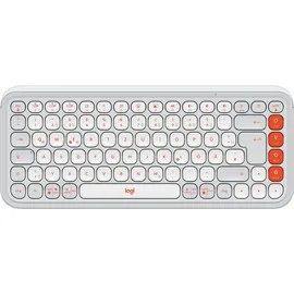 Logitech POP Icon Keys DE Offwhite / Orange