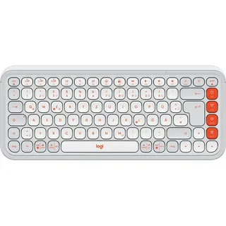Logitech POP Icon Keys DE Offwhite / Orange