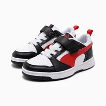 Puma Rebound V6 Lo AC+ Kids White/For All Time Red 30