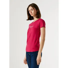 Pepe Jeans New Virginia SS N T-Shirt pink penn Pink), M, Rosa (Penn Pink), M - M