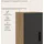 Möbel Boss xonox.home – Wohnkombination The One 176x97x34 cm Artisan Oak Basalt – Wandkombination mit 4 Klappen – 10 Fächer bieten reichlich Stauraum - EIN natürliches Design mit modernem Basalt-Ton