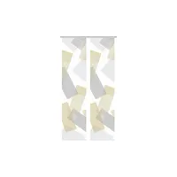 Vision Schiebegardine »NAYAH«, (2 St.), SET,SCHIEBEVORHANG,BAMBUS,DIGITALDRUCK, goldfarben