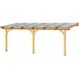 SKANHOLZ Terrassenüberdachung Rimini 648 x 250 cm braun