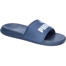 Puma Unisex Popcat 20 Slide Sandal, Inky Blue White, 46 EU