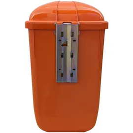 BRB-Lagertechnik Abfallbehälter für den Außenbereich 50 L orange 1 St.