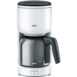 Braun PurEase KF 3120 WH - Kaffeemaschine - 10 Tassen