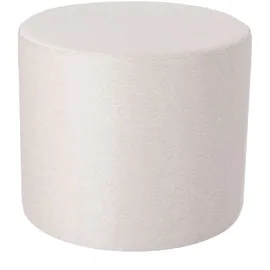 jan kurtz Pouf Rondo Polyester 50 x 42 x 50 cm Beige