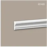 PROFHOME DECOR Stuckleiste 200 x 1,6 x 4,4 cm
