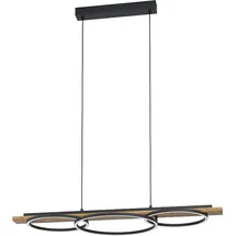 EGLO Boyal 3-flg. 101 cm rund schwarz-braun