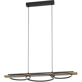 EGLO Boyal 3-flg. 101 cm rund schwarz-braun