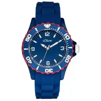 s.Oliver 2036495 0 mm Silikonarmband Blau
