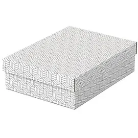 Esselte Home Aufbewahrungsboxen 8,0 l weiß 26,5 x 36,0 x 10,0 cm