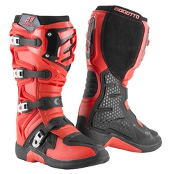 Bogotto MX-6 Motocross Stiefel, schwarz-rot, Größe 41 für Frauen