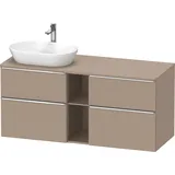 Duravit D-Neo Konsolenwaschtischunterbau wandhängend Leinen Matt 1400x550x664 mm - DE4970L10750000 DE4970L10750000