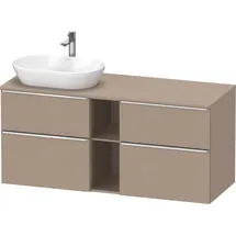 Duravit D-Neo Konsolenwaschtischunterbau wandhängend Leinen Matt 1400x550x664 mm - DE4970L10750000 DE4970L10750000