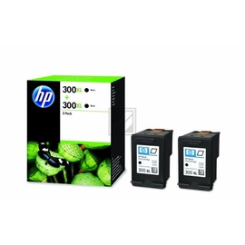HP 300XL 2x schwarz