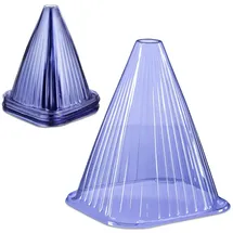 Relaxdays Pflanzenhut 32er Set Schneckenschutz Frostschutz HxBxT 22 x 19 x 19 cm lila