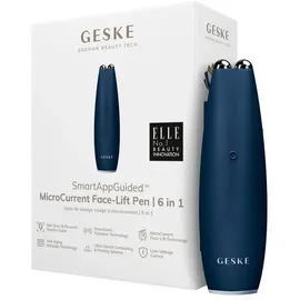 geske | SmartAppGuidedTM MicroCurrent Face-Lift Pen | 6 in 1 | Skincare Tool mit Mikrostrom | Anti Aging Device | Gesichtsstraffung | Junge Haut ohne Falten | Gerät für das Gesicht