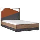 aea Kinderbett 120 x 200 cm Holz grau