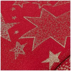 Jacquard "Sternenhimmel", rot/gold