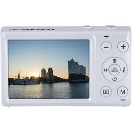 Rollei Compactline Mini Digitale Kompaktkamera Weiß, nicht vorhanden opt. Zoom