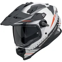 Scorpion ADF-9000 Air Feat Matt-Weiss/Schwarz/Rot M