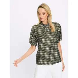 Heine Shirtbluse Kurzarm Grün 36