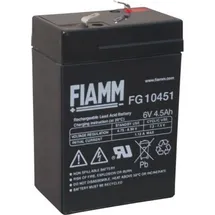 Fiamm FI FG 6-4,5 - Blei-Vlies-Akku, 6 V, 4,5 Ah