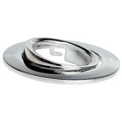 1St. NEWLEC NLEDEBSHVARBLFLXALCR Schwenkbare IP65 Aluminium Blende Chrom
