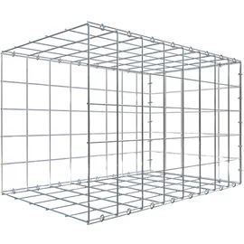 Gabiona C-Ring-Gabione-Anbaukorb Typ 2 50 x 80 x 50 cm Maschenw 10 x 10 cm