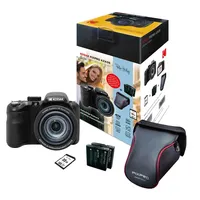 Kodak AZ426 + Tasche + 2 Akkus + 32GB SD Karte