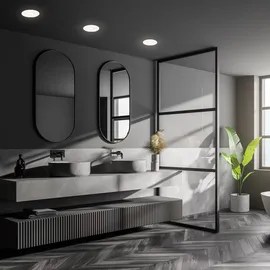 Briloner LED Bad Einbaustrahler IP44 Warmweißes Licht Weiß