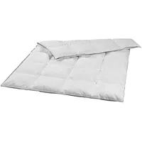 sleepling medium Daunendecke, 135 x 200 cm, 20% Daunen 80% Federn, Steppbett, sleepling - Weiß