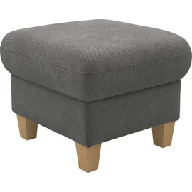 Home Affaire Polsterhocker Glendale mit Stauraum 58 x 48 x 58 cm Grau