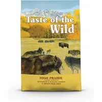 Taste of the wild Taste of the Wild, High Prairie Getreidefreies Trockenfutter für Hunde mit geröstetem Wild & Bison, 12,2 kg, 1 Stück