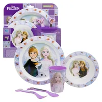 Disney 5-teiliges Geschirr-Frühstück-Set & Besteck | Disney Frozen