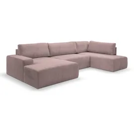 werk2 Wohnlandschaft Cord 3-Sitzer Rose