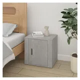 vidaXL Nachtschrank Betongrau 50 x 39 x 47 cm Grau